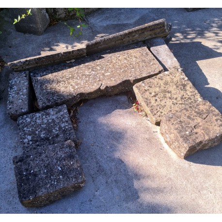 Oven Ancient stone fireplace