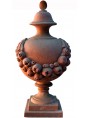 Globular Della Robbia vase of Renaissance shape