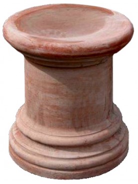 Terracotta column H.47cms/Ø42cms