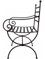 forged iron Adamo's arm-chair