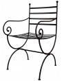 forged iron Adamo's arm-chair