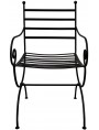 forged iron Adamo's arm-chair