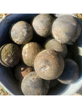 16 bocce antiche francesi - petanque - il gioco delle bocce