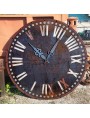 large sheet metal clock Ø 148cm our production