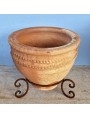 Saharian round flowerpot H.40cms