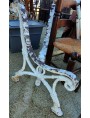 Ancient original cast iron bench legs