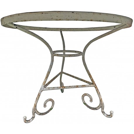 Round or square iron table base