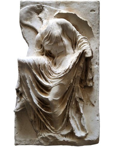 Nike Adjusting her Sandal - ancient plaster cast relief