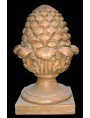 French terracotta Pine cone H.63cms